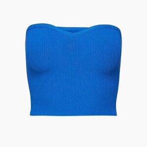 Babaton Bright Blue Crop Top